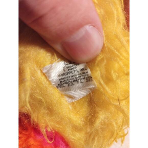 Vintage 24" Child Horizon Sesame Street Big Bird Finger Puppet Plush - Picture 6 of 6